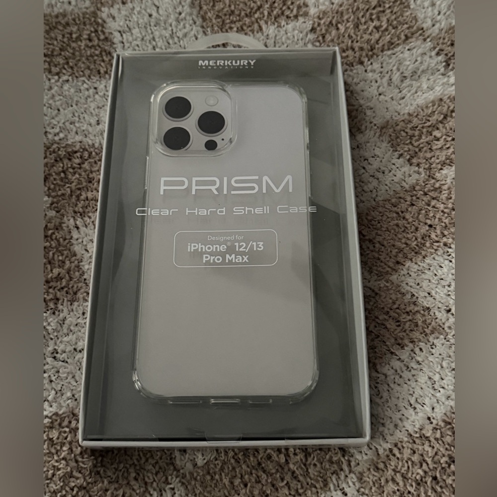 Prism Clear Hard Shell Case for iPhone 12/13 Pro Max - Clear